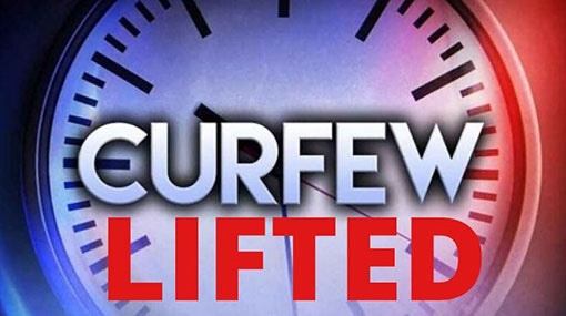 National COVID curfew lifted