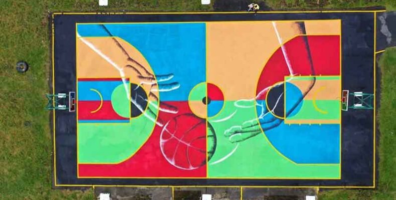 Rawle Toney 3X3 shifts to Burnham Basketball Court