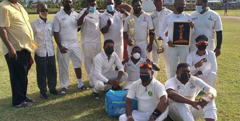 BCB/Jaferally/WBCA 20/20 Tournament … D’Edward CC defeat Cotton Tree to lift trophy