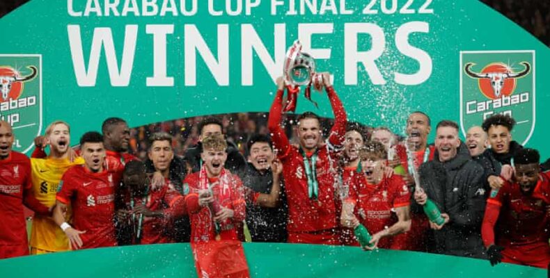 Caraboa Cup final: Liverpool beat Chelsea in dramatic shootout