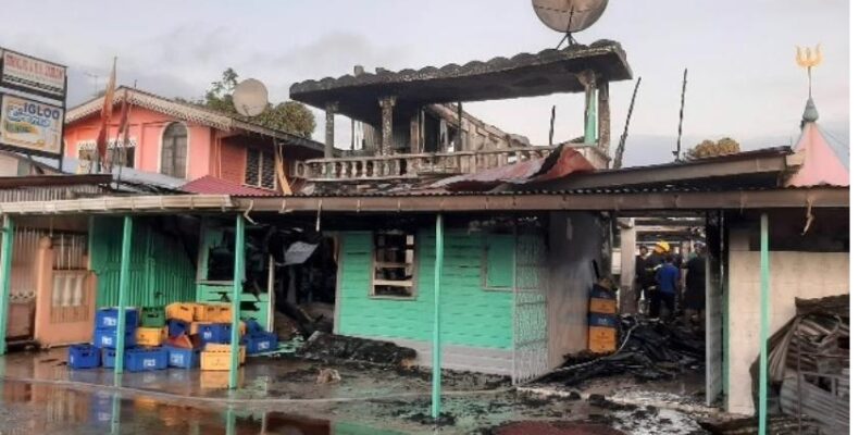 Businessman rushed to hospital as Wakenaam property goes up in flames