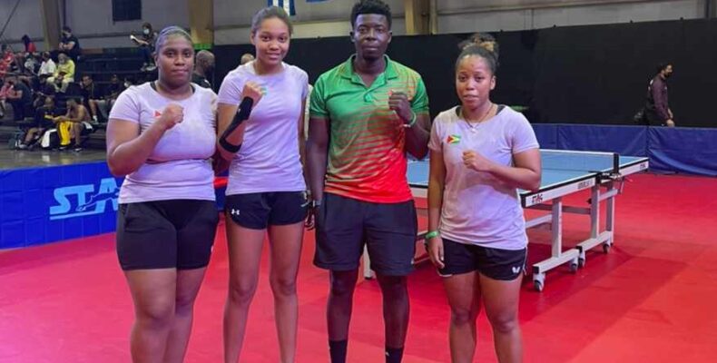Guyanese book semi-final spots at Senior Caribbean Table Tennis championship
