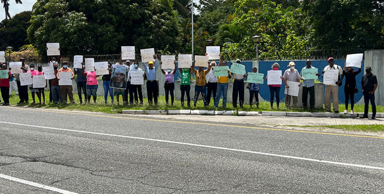 A protest picket