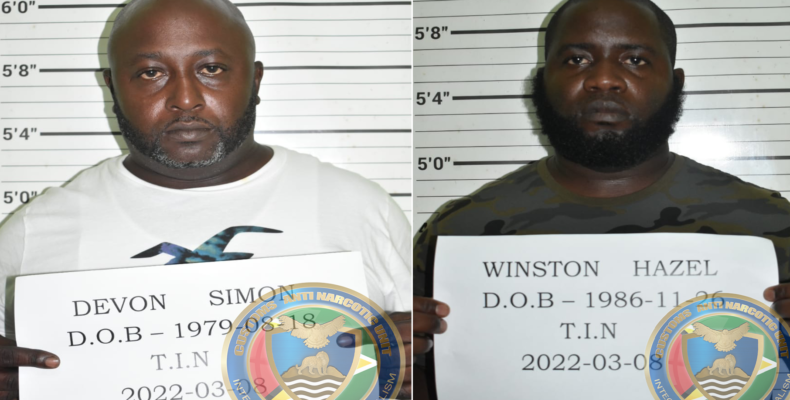 Georgetown men held with $6.5 Million worth of cocaine in car