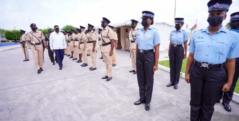 President calls on Police Force to “up its game” in crime-fighting and policing