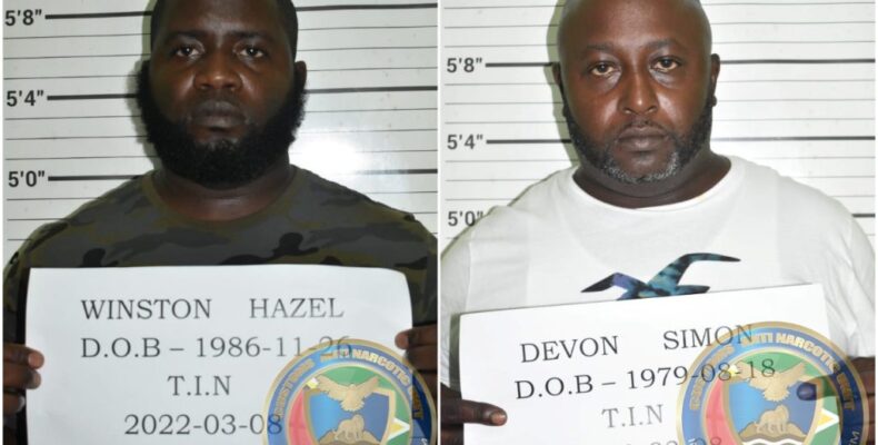 Two remanded for $6.5M of cocaine found at Guyhoc Park