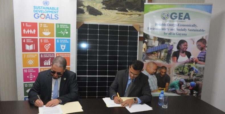 UNDP donates Solar PV System to GEA