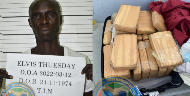 Four years in jail for Albousytown man busted with suitcase of Poppy weed at Ogle Airport