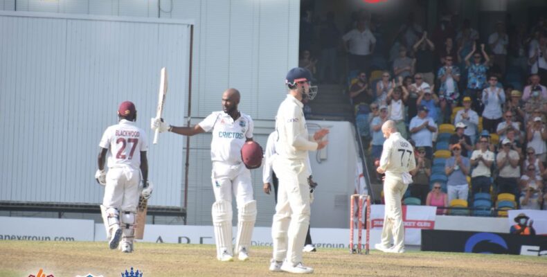 Superb Brathwaite and Blackwood hundreds repel England