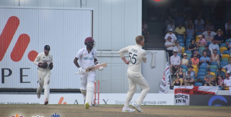 Brathwaite hits marathon 160, but England stretch lead to 136