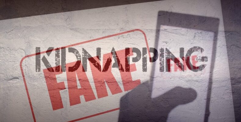 Police uncover another fake kidnapping