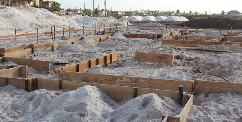 Construction ongoing on new GRA Tax Office at Onverwagt
