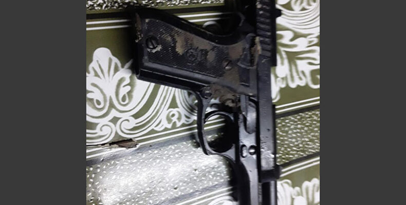 Pistol used in robbery found in Parika Police Station compound