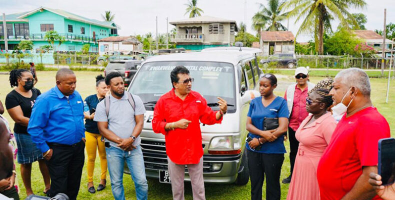KNRO donates new ambulance to Kwakwani hospital
