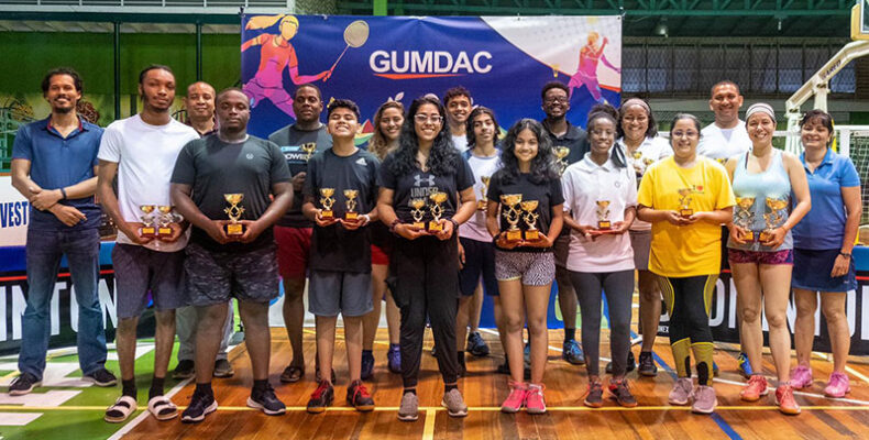 Haynes and Perreira win GUMDAC Easter Badminton top prizes