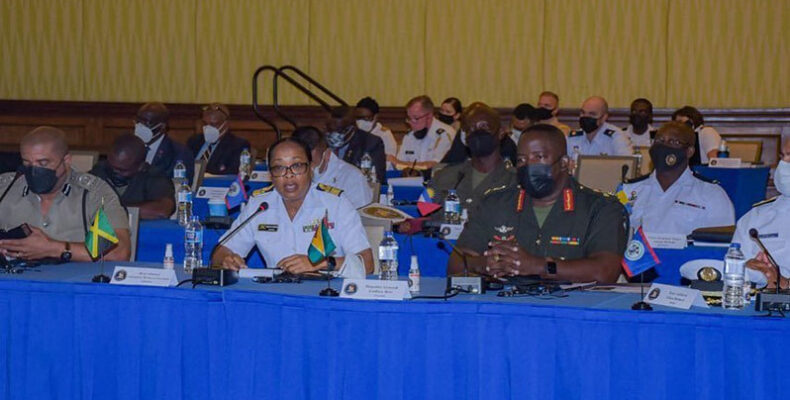 Brigadier Bess in Barbados for Caribbean security conference