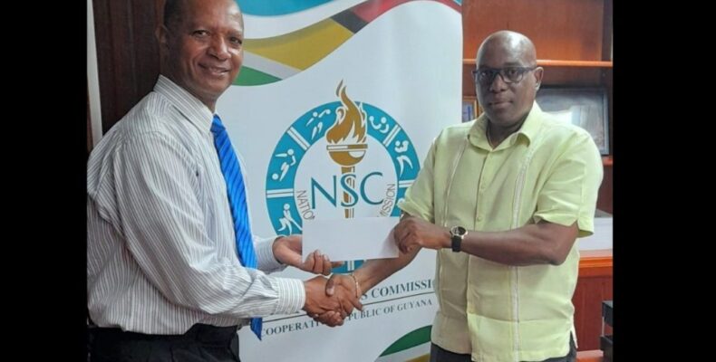 Guyana’s CARIFTA Games contingent receives $2M from NSC