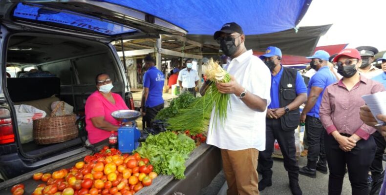 President Ali says Parika vendors will be removed from roadside once market is upgraded