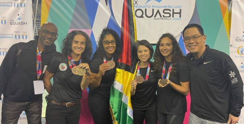 Pan Am Squash: Bronze medal for women caps off CAC qualification endeavour