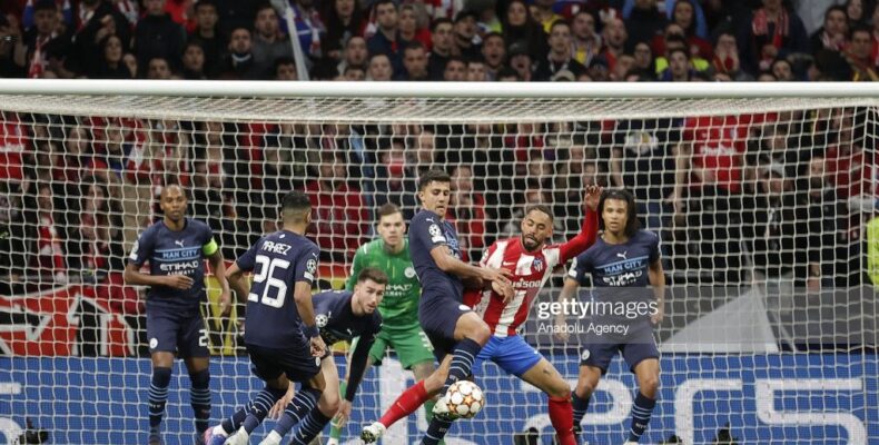Man City ride out Atletico storm to meet Madrid in semi-final