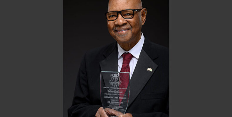 Legal luminary Stanley Moore awarded for 50 years of service