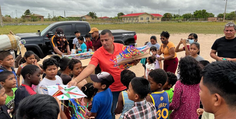 Kites distributed in Tabatinga, surrounding communities