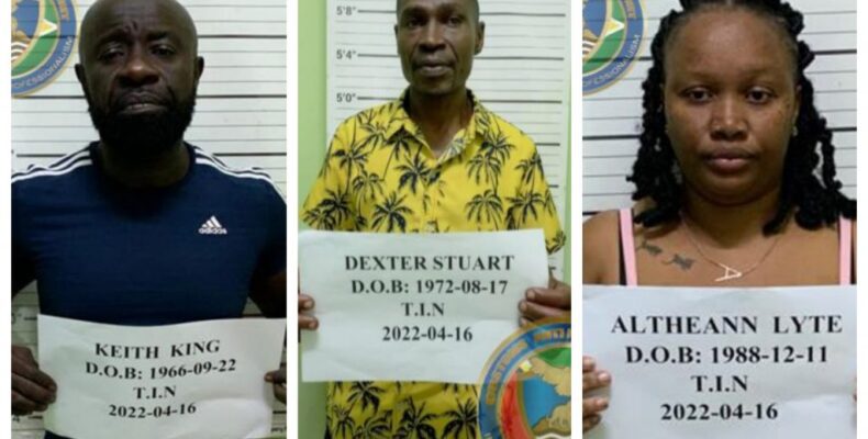 Four persons, including minor, held in Lamaha Gardens cocaine bust