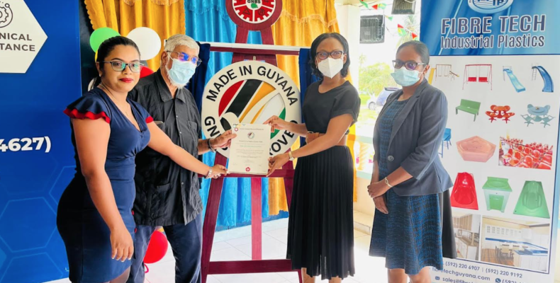 Fibre Tech lands approval for Made in Guyana Standards mark
