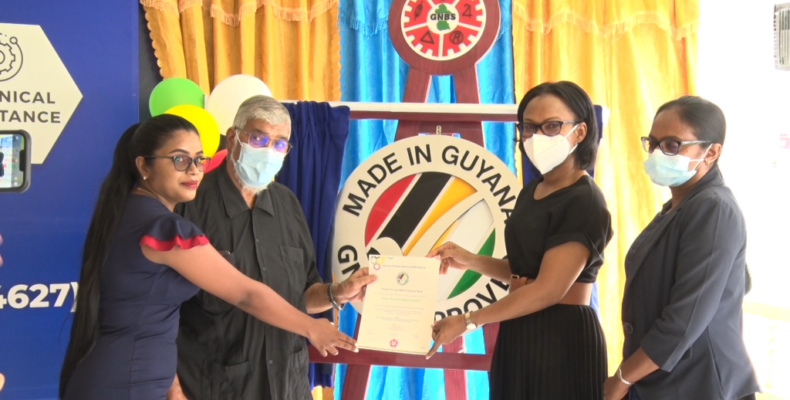 First local business officially sealed with ‘Made in Guyana’ mark