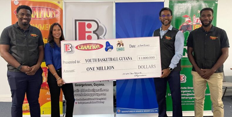 Edward B. Beharry strengthens alliance with Youth Basketball Guyana