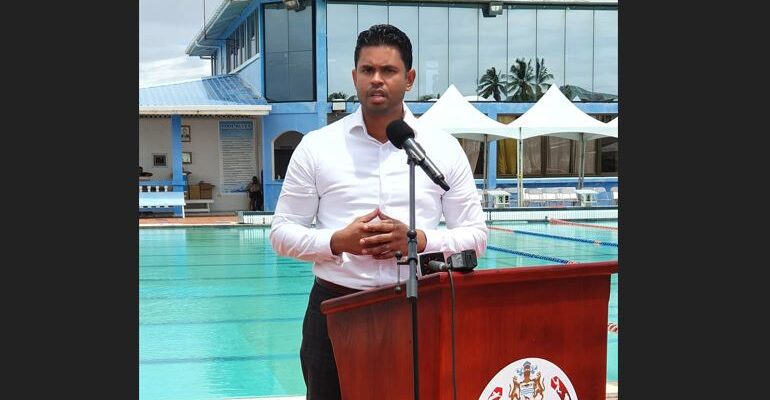 Gov’t secures $9M touch pads for Swimming Association