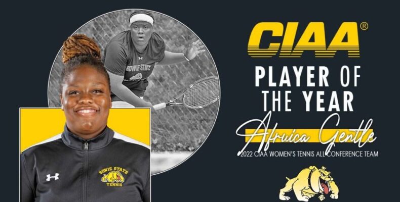 Guyanese Afruica Gentle is Tennis Player-of-the-Year at CIAA Conference