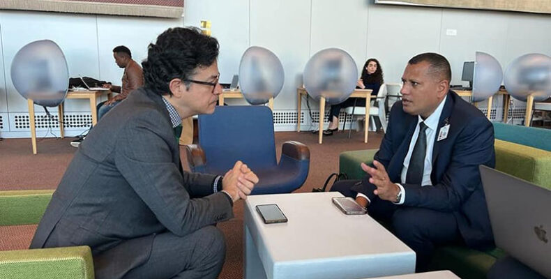 Minister Croal discusses safe, adequate housing with UN-Habitat Director
