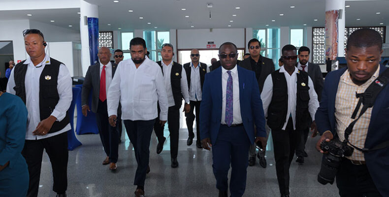 Scenes from inaugural World Press Freedom Day symposium at the Arthur Chung Conference Centre