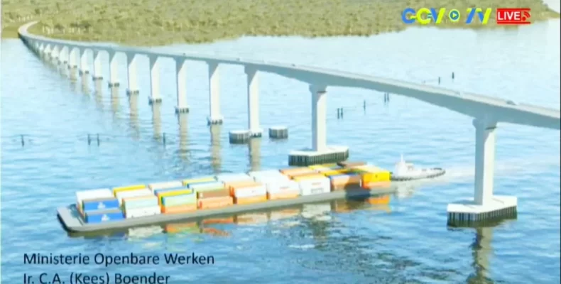 US$2M contract signed for design of Corentyne River Bridge