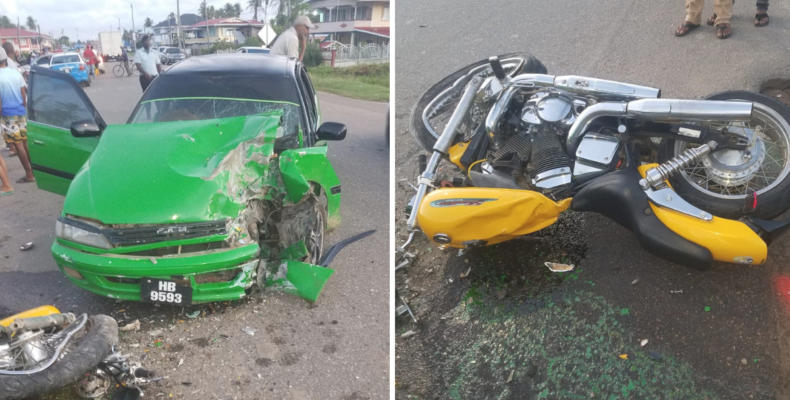 Motorcyclist killed in Corentyne accident