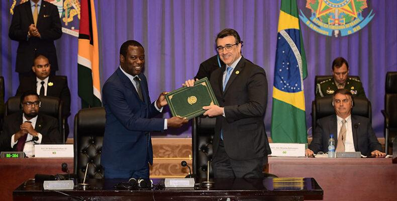 Guyana, Brazil strengthen legal co-operation in civil, criminal matters