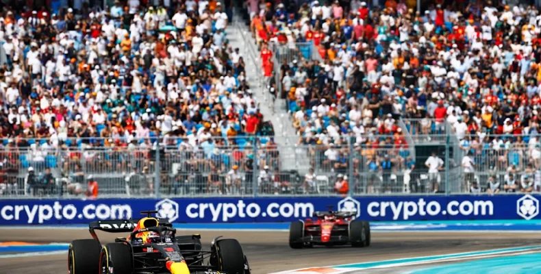 Miami Grand Prix: Verstappen takes hard-fought win over Leclerc