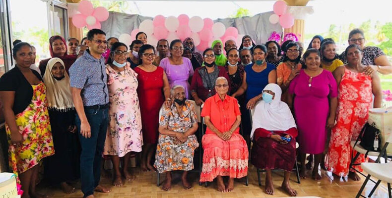 Essequibo businessman treats 30 ‘moms’ in memory of his ‘mom’