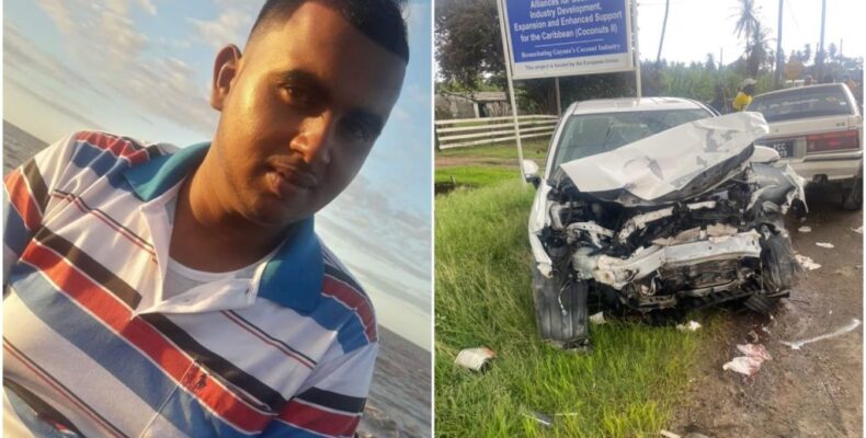 Young rice farmer dies in Mahaicony three-vehicle accident