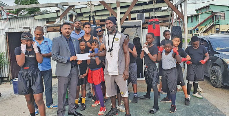 Minister Indar offers support to Albouystown boxing gym