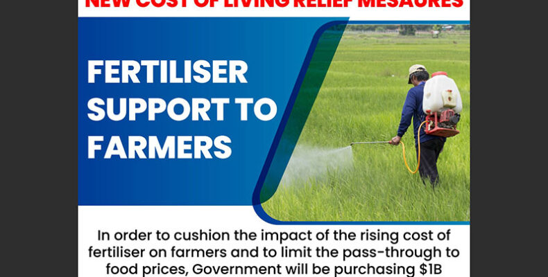 Gov’t to distribute $1B in fertilisers to farmers 