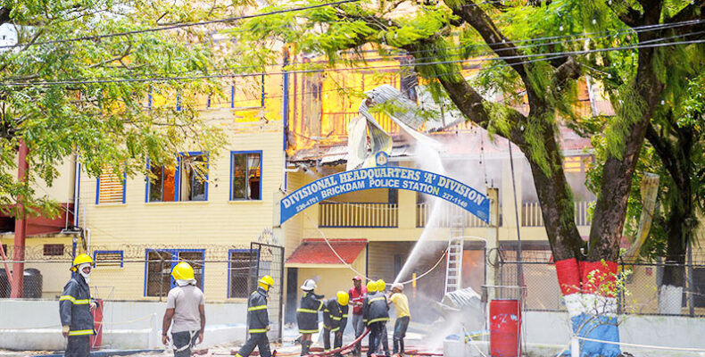 $104M in equipment, other items lost in fire at Brickdam Police Station