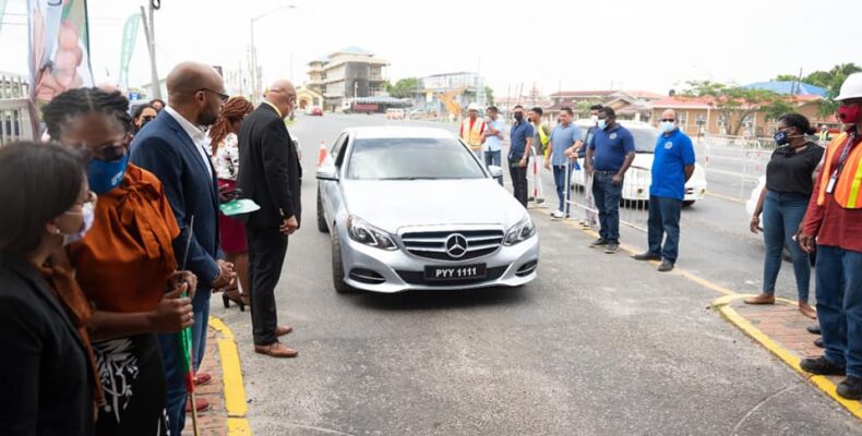 Automated tolling system launched at Demerara Harbour Bridge