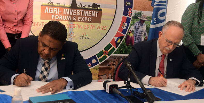 Guyana, FAO sign major agreements, including to host regional conference