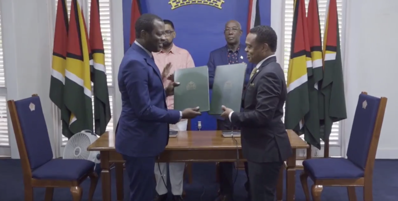 Guyana and Trinidad and Tobago ink Mou for enhanced cooperation and trade