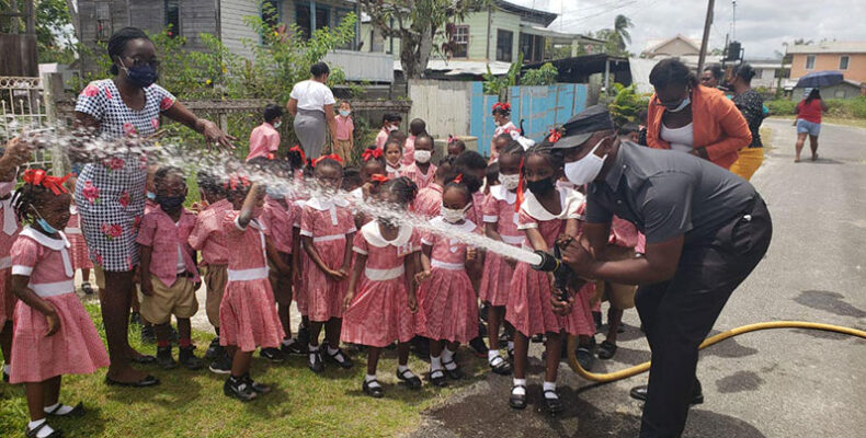 Fire Service teaches children about prevention, safety