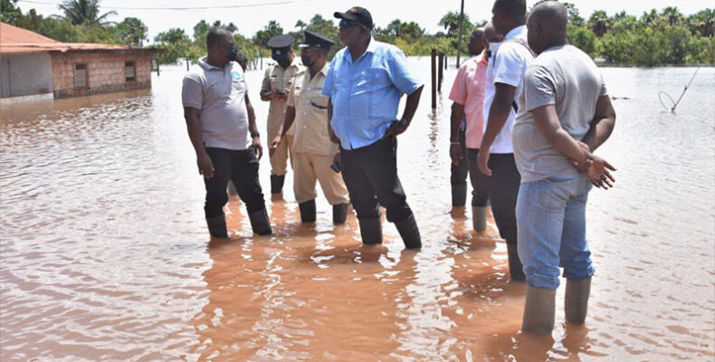 PM Phillips, team assesses Region 9 flooding; four shelters activated