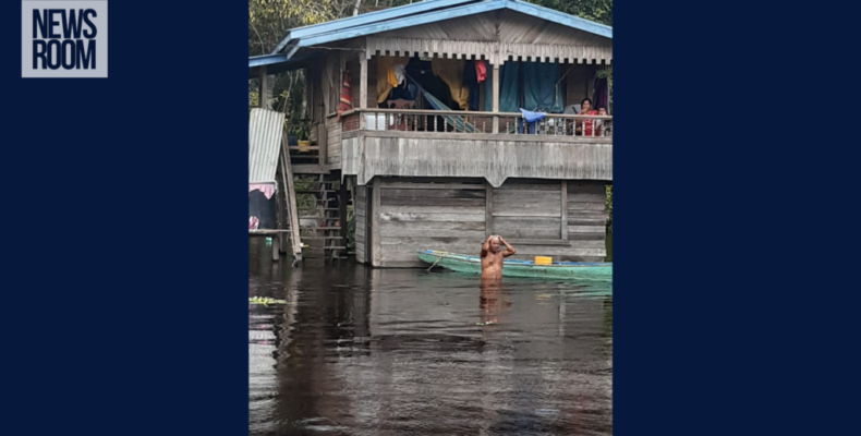 Two villages in Reg. 7 now flooded; water levels in other regions receding