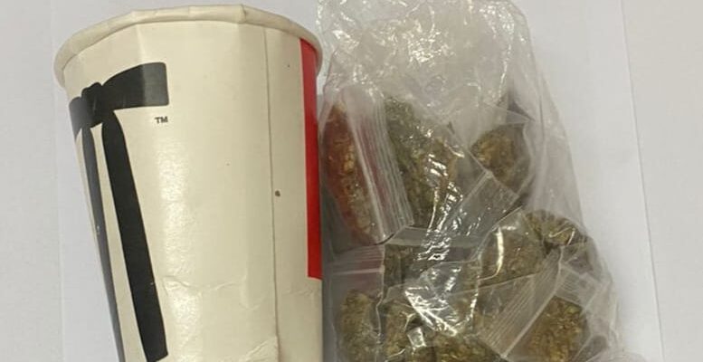Teenager arrested after hiding ganja in KFC cup